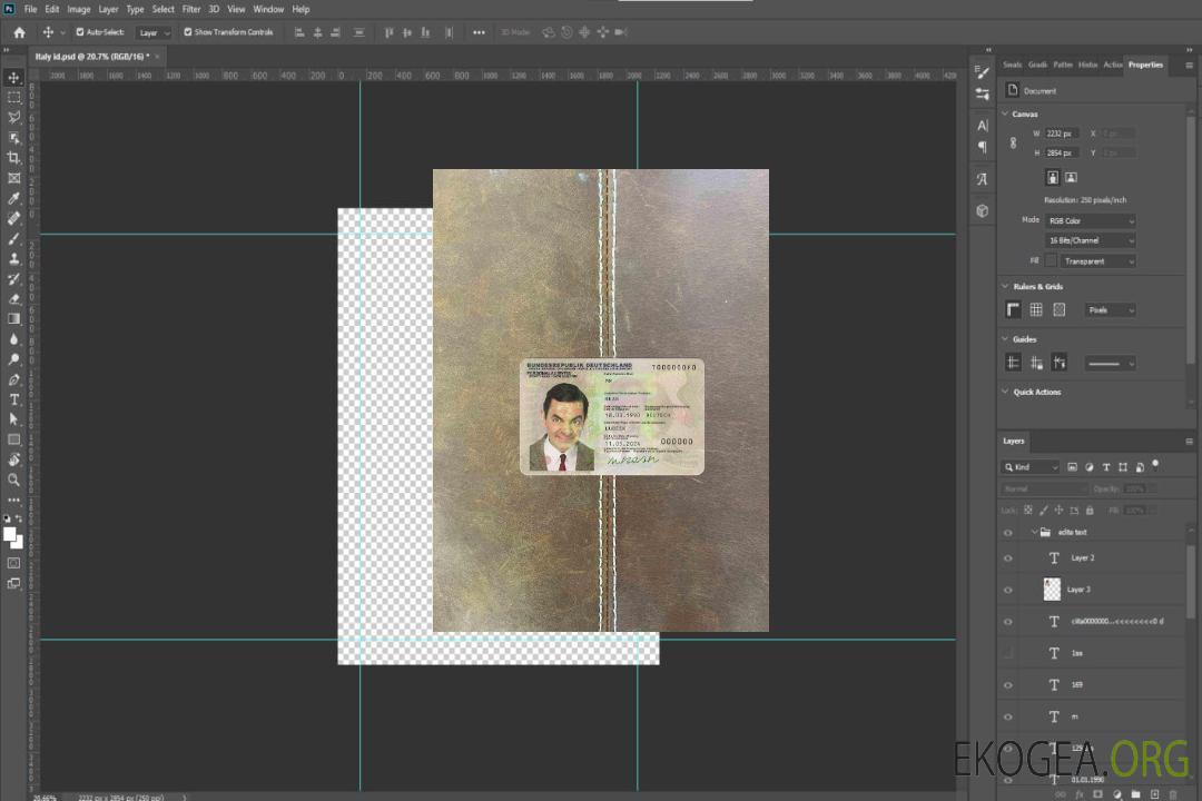 Allemagne ID photolook AVANT template Allemagne ID photolook AVANT template